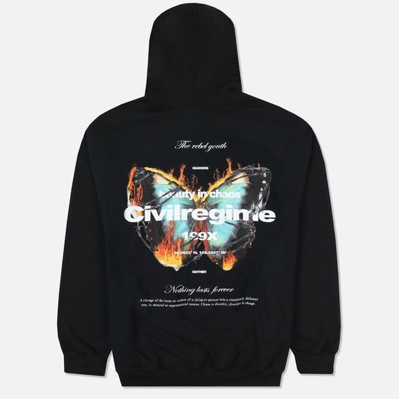 S.I.N. Civil Regime Beautiful Chaos hoodie - black